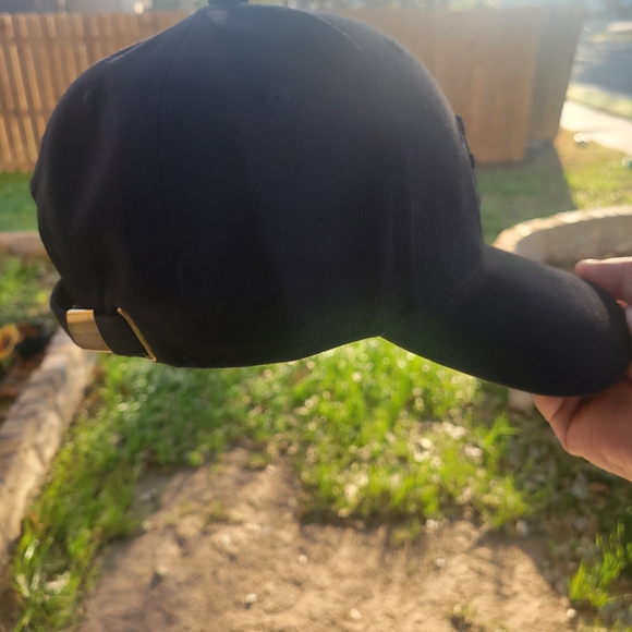 K-Embroidered Black Cap - Picture 2 of 5